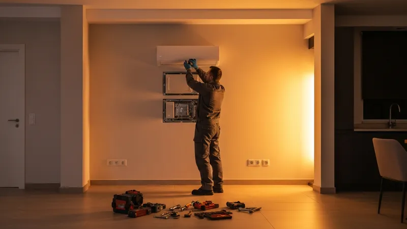 Les étapes d'installation d'un climatiseur